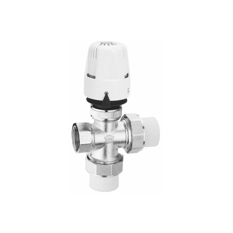 8052(异径) PP-R自动直式三通温控阀