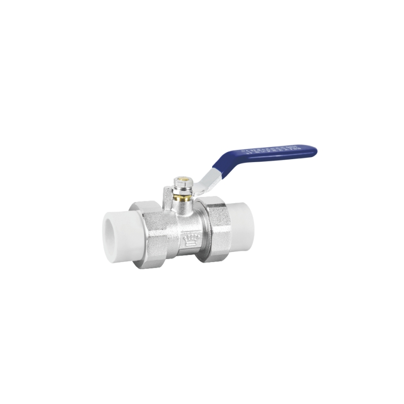 <b>7179(等径) PP-R球阀180°双开阀体镀铬</b>